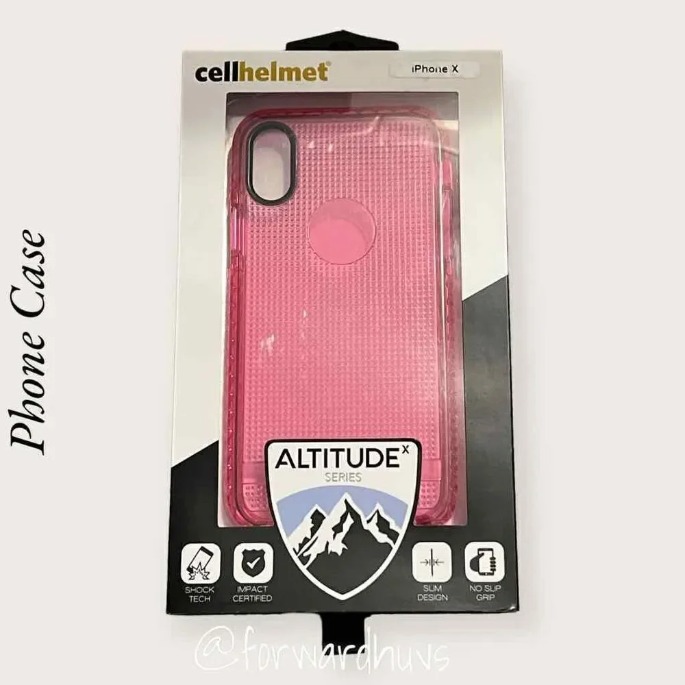 Cellhelmet Altitude X Series for iPhone X - Pink NEW